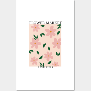 Abstract Flower Market Illustration 11 Posters and Art